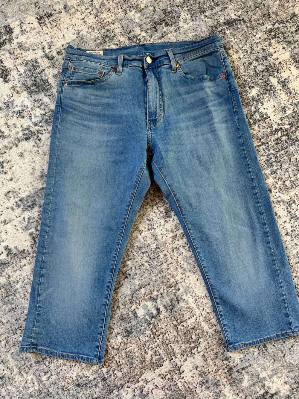 Levi's 505 Women's Light Blue Cropped Jeans